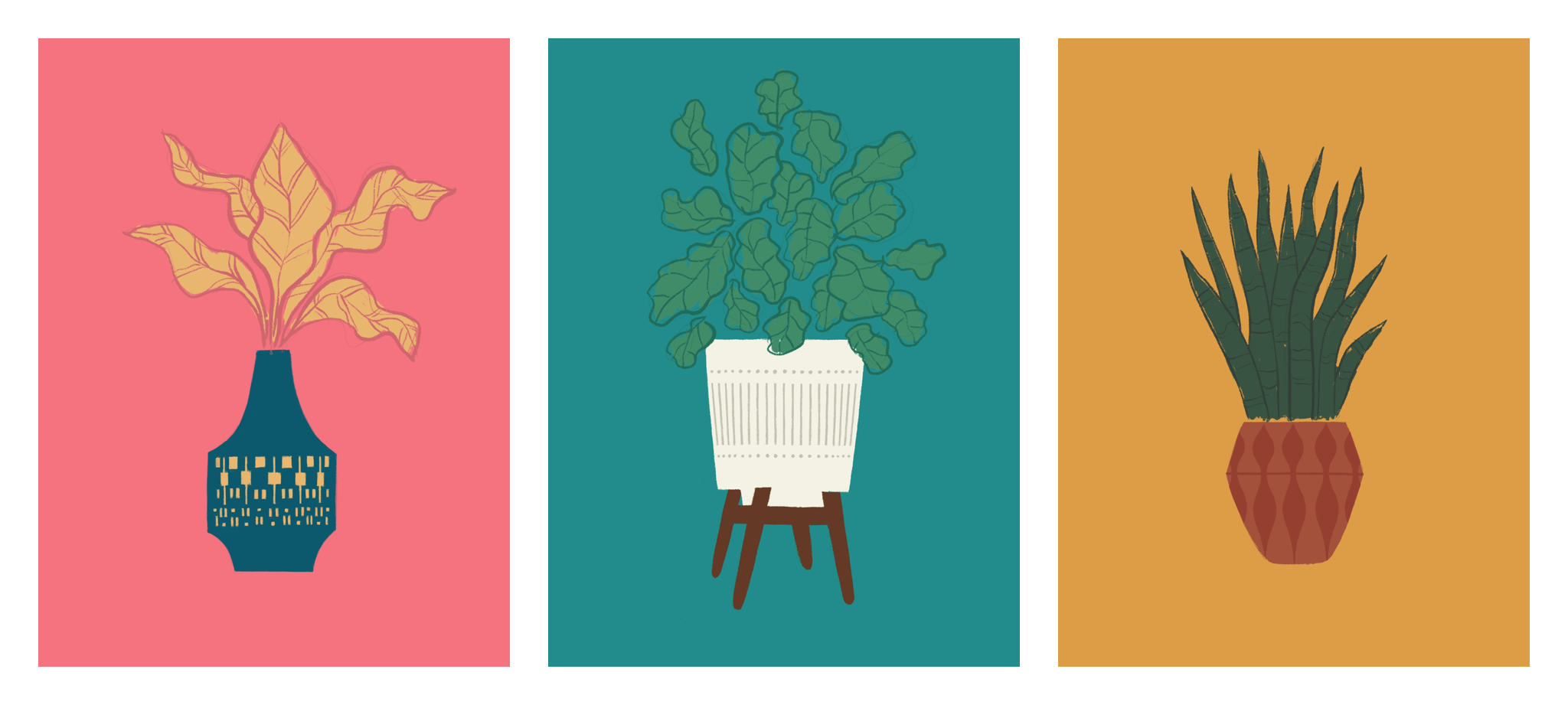 Mid-Century Vases